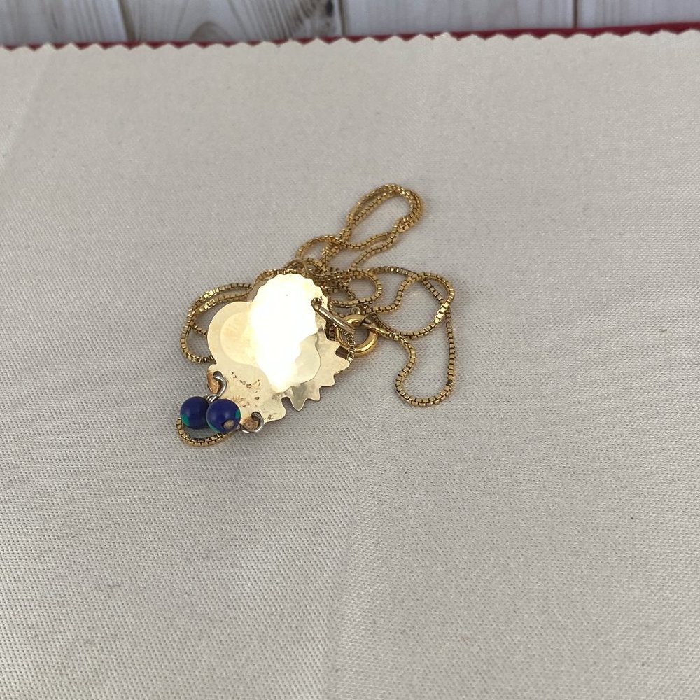 Vintage Fun in the Sun 14 Karat Gold Filled with 16in Gold Filled 925 Necklace - Picture 5 of 8